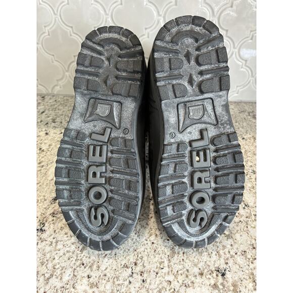 Sorel Boots Womens Size 8 Black Snowfall Insulated Waterproof Tall Lined Snow - Picture 7 of 11